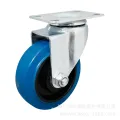 Universal Elastic Mute Industrial Rubber Wheel Caster